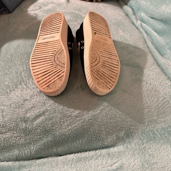 Tretorn Black suede Sneakers with leopard detail - Picture 6 of 12